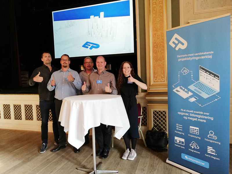 Team Eazyproject paa Prindsen i Roskilde Arkitektdagen