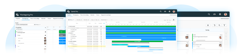 Gantt Planlægning Pro Kanban
